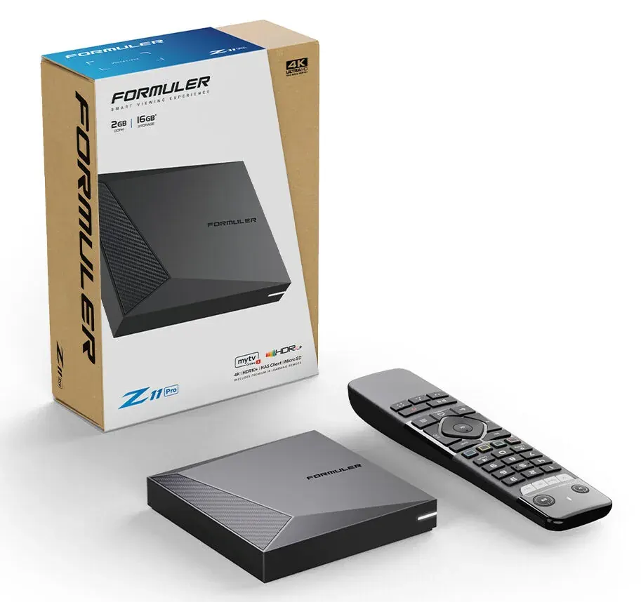 Boîtier Formuler Z11 Pro avec l’application MYTV Online pour l’IPTV